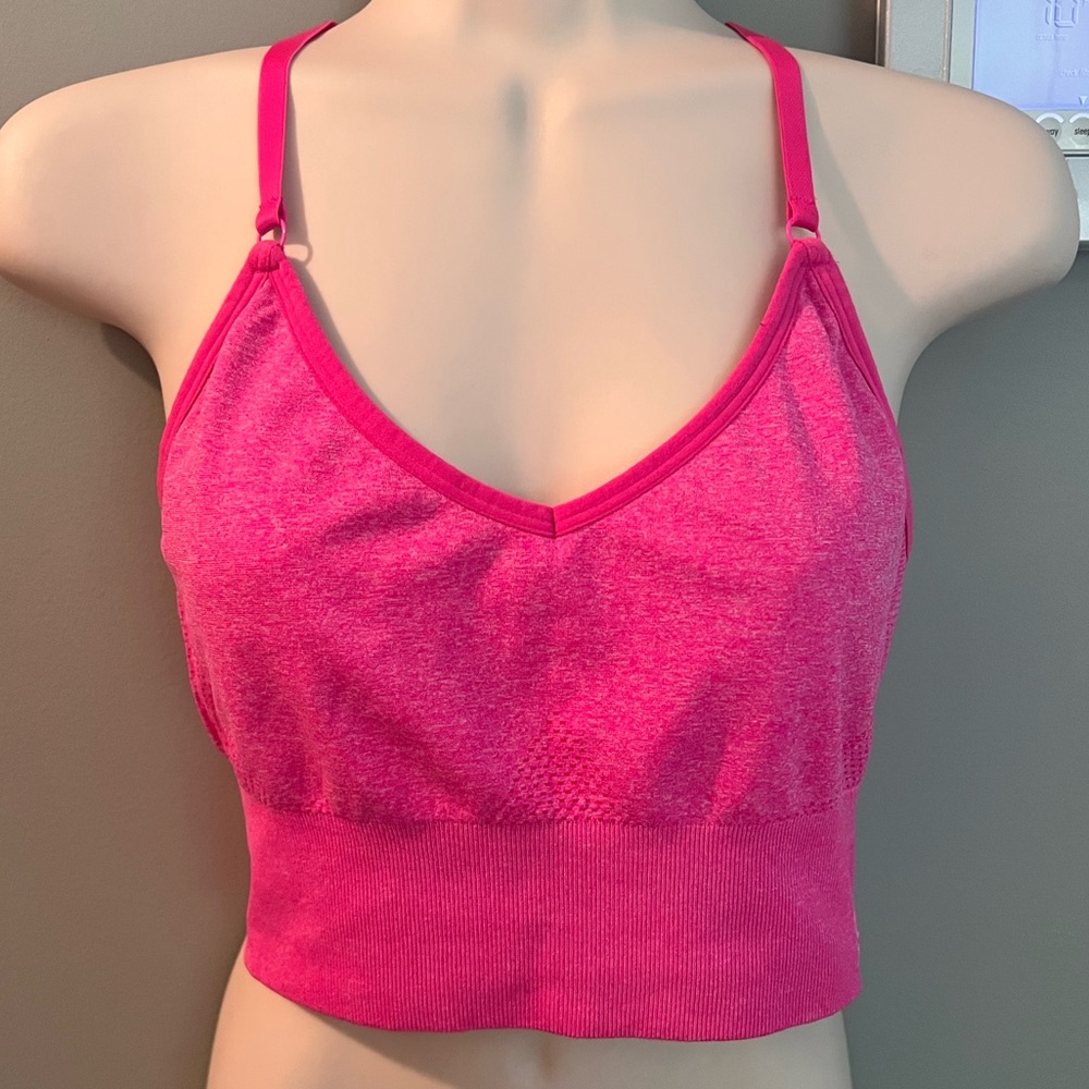 Kenneth Cole Reaction Sports Bra - Pink - Size L